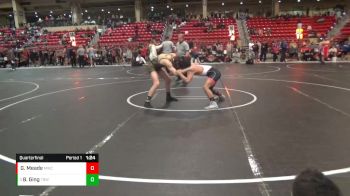 140 lbs Quarterfinal - Brenden Ging, The Best Wrestler vs Gabriel Meade, Maize Wrestling Club