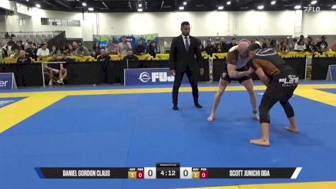 Scott Junichi Oda vs Daniel Gordon Claus 2025 World IBJJF Jiu-Jitsu No-Gi Championship