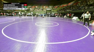 217 lbs Consi Of 16 #1 - Jesse Addington, Bakersfield vs Matthew Maldonado, Parlier HS