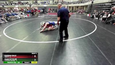 145 lbs Round 1 (4 Team) - Damian Dale, Liberty vs Marcus Klar, LaCrosse Aquinas