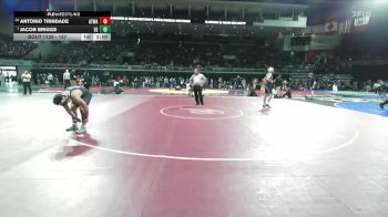157 lbs Champ. Round 1 - Jacob Briggs, Elk Grove vs Antonio Trindade, Atwater