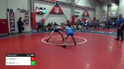 132 lbs Consi Of 8 #1 - Robert Ornelas, Clovis vs Nathan Galicia, Madera