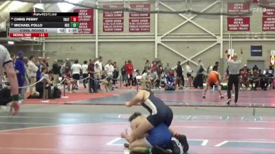 149 lbs Cons. Round 1 - Chris Perry, Trinity (CT) vs Michael Follo, New England College