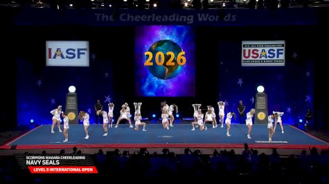 Scorpions Niagara Cheerleading - Navy Seals [2026 L5 International Open Semis] 2026 The Cheerleading Worlds