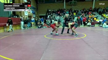 215 lbs Champ. Round 2 - Guillermo Andrare, Tucson Magnet vs James Davis, Morenci High School