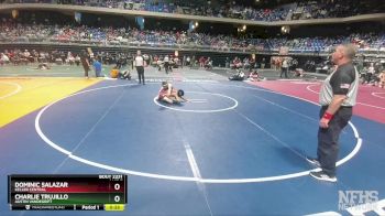 6A 113 lbs Cons. Round 2 - Dominic Salazar, Keller Central vs Charlie Trujillo, Austin Vandegrift