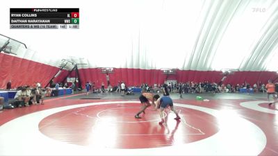 150 lbs Quarters & Wb (16 Team) - Ryan Collins, Albert Lea Area vs Daithan Narayanan, Wheaton Warrenville South
