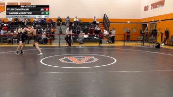 118 lbs Cons. Round 1 - Tyler Zimmerman, Akron vs Kayden McGaffick, North Tonawanda