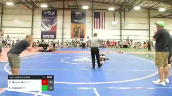 60 lbs Rr Rnd 3 - Gavin Moscatello, Force Wrestling Club vs Amari Brobeck, Ride Out Wrestling Club Blue