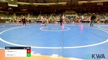 80 lbs Semifinal - Landon Watson, Wagoner Takedown Club vs Ivan Barrios, Piedmont