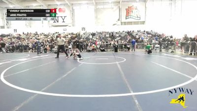 45 lbs Semifinal - Everly Davidson, Crown City Wrestling vs Arie Fratto, Celtic Wrestling Club