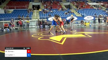 182 lbs Cons 32 #2 - Mario Tormey, Illinois vs Holden Cypher, North Carolina