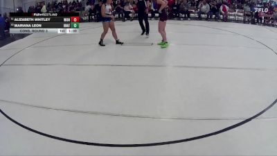 135 lbs Cons. Round 3 - Mariana Leon, Northwest High School vs Alizabeth Whitley, LDNE