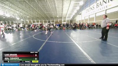 93-101 lbs Cons. Round 1 - Luke Drager, Salem Elite Mat Club vs Seru Tabakece, Sublime Wrestling Academy