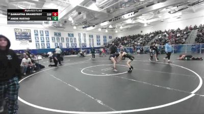 115 lbs Cons. Round 2 - Samantha Bramstedt, Colony vs Andie Rustad, Foothill (Santa Ana)