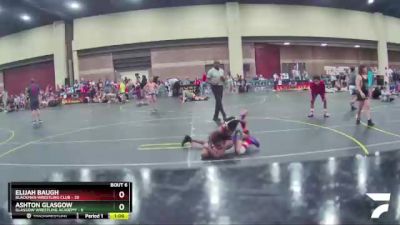 96 lbs Round 3 (4 Team) - Elijah Baugh, Blackman Wrestling Club vs Ashton Glasgow, Glasgow Wrestling Academy