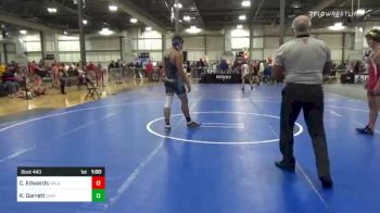 170 lbs Consi Of 16 #2 - Cole Edwards, MN All Stars vs Kayden Garrett, Quincy Cyclones