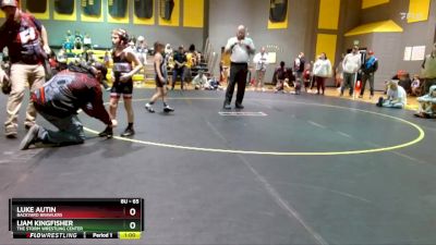 65 lbs Round 1 - Luke Autin, Backyard Brawlers vs Liam Kingfisher, The Storm Wrestling Center