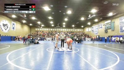 285 lbs Champ. Round 2 - Ethan Mendoza, Independence vs Joshua Lopez, Atascadero