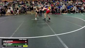 165 lbs Champ. Round 1 - Colin Sakers, Caravel Academy vs Luke Ketzner, St Andrews H S