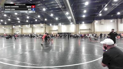 120 lbs Consolation - Kamya Sanders, Trident Wrestling Club vs Naomi Luna, Mayhem Wrestling Club