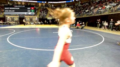 75 lbs Round Of 16 - Riley Bennethum, Northern Lebanon vs Aria Miller, Conemaugh Township