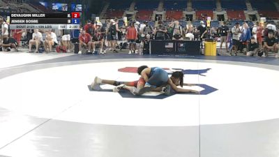 106 lbs Cons. Rd Of 16 - DeVaughn Miller, Alabama vs Jensen Sosbe, Indiana