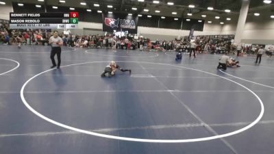 67 lbs Cons. Quarters - Bennett Fields, Hawkeye Wrestling Academy vs Mason Rebolo, Savage House Wrestling Club
