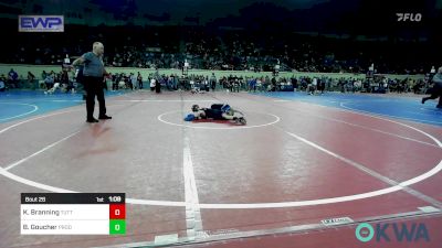 80 lbs Round Of 16 - Kinsler Branning, Tuttle Wrestling vs Blake Goucher, Prodigy Elite Wrestling