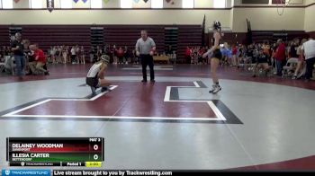 104-111 lbs 1st Place Match - Illesia Carter, Bettendorf vs Delainey Woodman, Davenport