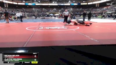 150 lbs Cons. Round 5 - Micaiah Nelson, South Fremont vs Clayton Waldron, Mountain View, Oregon