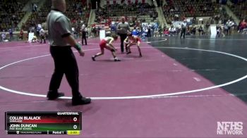 113 lbs Quarterfinal - John Duncan, Pike Road School vs Collin Blalack, Saraland