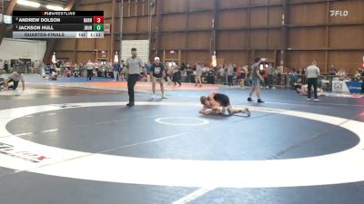 100 lbs Quarterfinal - Andrew Dolson, Barn Brothers vs Jackson Hull, Journeymen WC