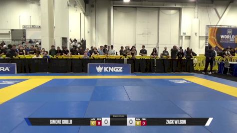Zack Wilson vs Simone Grillo 2025 World IBJJF Jiu-Jitsu No-Gi Championship