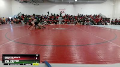 285 lbs Cons. Round 3 - Kael Kreutzer, Mountain View vs Garrett Hrncir, Mountain Vista