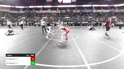 148 lbs Quarterfinal - Ethan Flanigan, Bulls vs Brennen Bowers, Jr Vikes Wrestling Club