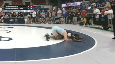 110 lbs Champ. Rd Of 16 - Alicia Kenfack, North Dakota vs Elizabeth Valenzuela Smith, Arizona