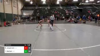 90 lbs Prelims - Boone Jespersen, Valentine Wrestling Club vs Tanner Weitzel, CIWC