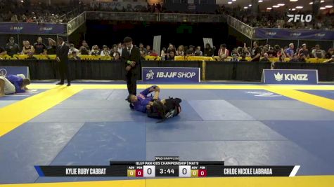 Kylie Ruby Cabbat vs Chloe Nicole Labrada 2026 Pan Kids Jiu-Jitsu IBJJF Championship