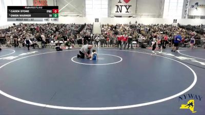 57 lbs Quarterfinal - Caden Stone, Pittsford Panthers Wrestling Club vs Owen Warner, Fulton Wrestling