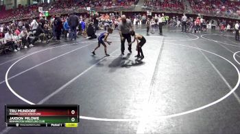 56 lbs Champ. Round 1 - Jaxson Milowe, Bennington Wrestling Club vs Tru Mundorf, Mullen Youth Wrestling