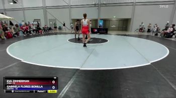 105 lbs Round 1 (6 Team) - Eva Zimmerman, Utah vs Gabriela Flores Bonilla, Indiana