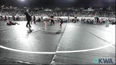 125 lbs Consi Of 8 #2 - Jordan Allison, Glenpool vs Myka Loman, Newcastle Youth Wrestling