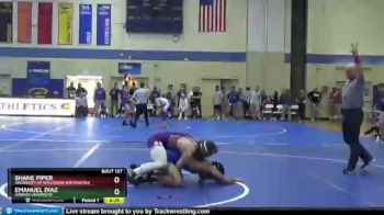 165 lbs Cons. Round 1 - Shane Piper, University Of Wisconsin-Whitewater vs Emanuel Diaz, Aurora Universtiy