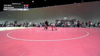 115 lbs Champ. Round 1 - Kathryn Tetreault, OK vs Brilynn Mejia, TX