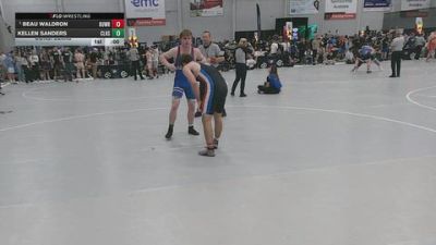 190 lbs Cons. Semis - Beau Waldron, BullTrained Wrestling vs Kellen Sanders, Cleveland HS