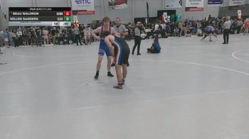 190 lbs Cons. Semis - Beau Waldron, BullTrained Wrestling vs Kellen Sanders, Cleveland HS