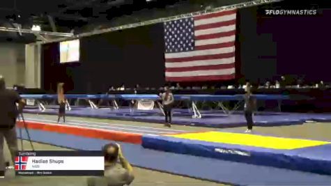 Hadlee Shupe - Tumbling, NSB - 2021 USA Gymnastics Championships