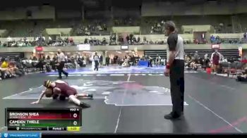 106 lbs Finals (8 Team) - Camden Thiele, Holmen vs Bronson Shea, Dover Eyota