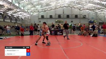 60 kg Round Of 32 - John Richardson, Spartan Mat Club vs Juan Garcia, Bear Cave Wrestling Club